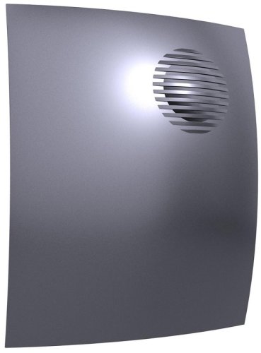 Вентилятор декоративный осевой DiCiTi Parus 4C D100 обратный клапан темно-серый металл картинка